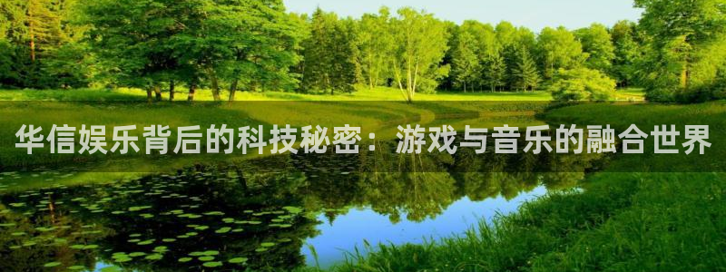 壹号大舞台,有梦你就来：华信娱乐背后的科技秘密：游戏与音乐的融合世界